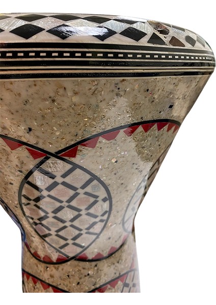 24009 Orijinal Mısır Döküm Profesyonel Darbuka Işlemeli 22 cm