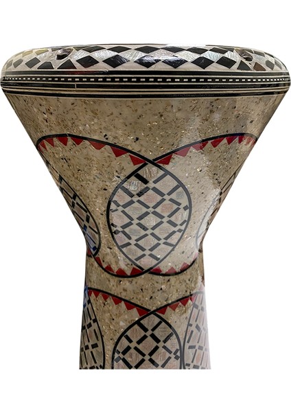 24009 Orijinal Mısır Döküm Profesyonel Darbuka Işlemeli 22 cm