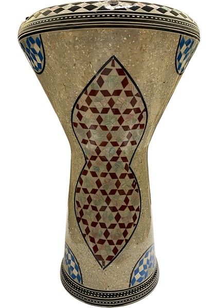 24008 Orijinal Mısır Döküm Profesyonel Darbuka Işlemeli 22 cm