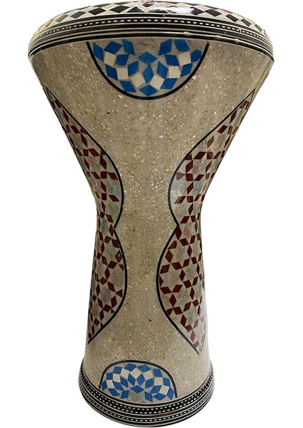 24008 Orijinal Mısır Döküm Profesyonel Darbuka Işlemeli 22 cm