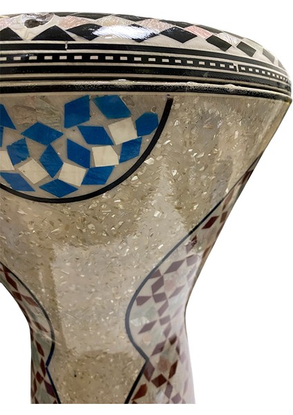 24008 Orijinal Mısır Döküm Profesyonel Darbuka Işlemeli 22 cm