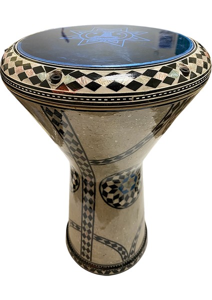 24011 Orijinal Mısır Döküm Profesyonel Darbuka Işlemeli 22 cm