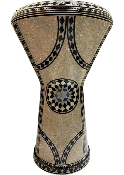 24011 Orijinal Mısır Döküm Profesyonel Darbuka Işlemeli 22 cm