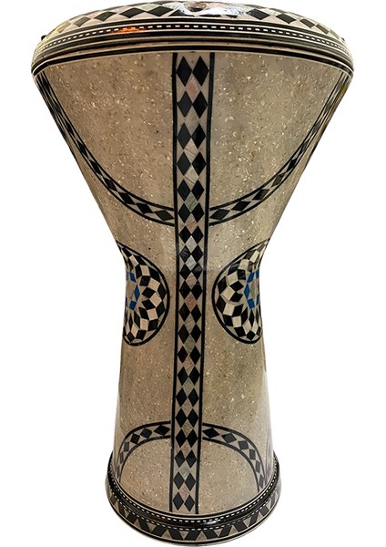 24011 Orijinal Mısır Döküm Profesyonel Darbuka Işlemeli 22 cm