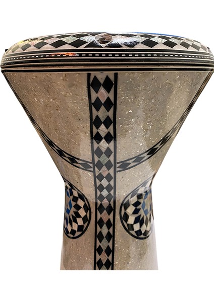 24011 Orijinal Mısır Döküm Profesyonel Darbuka Işlemeli 22 cm