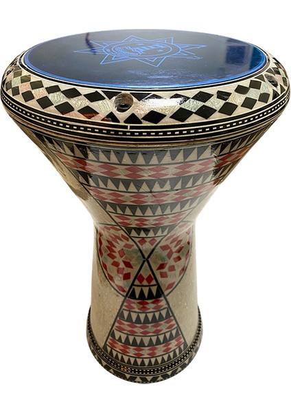 24005 Orijinal Mısır Döküm Profesyonel Darbuka Işlemeli 22 cm