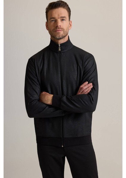 Erkek Siyah Fermuarlı Sweatshirt fırsatları