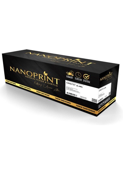 Canon I-Sensys MF215/MF216N CRG-737 Muadil Toner /NP/CRG737 fiyatları