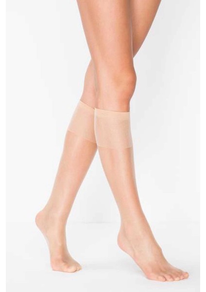 FIT15 Parlak Burunsuz Pantolon Çorap