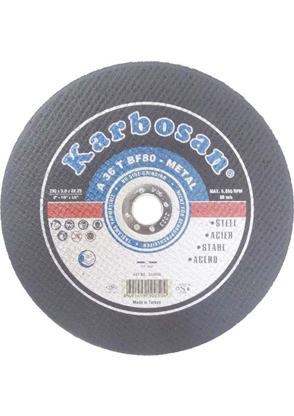 230 Luk Metal Kesici ( Karbosan ) 230 mm