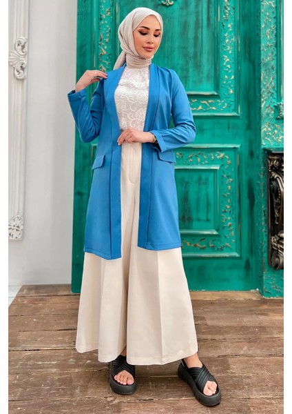 Tesettür Kol Katlı Ceket P-00012156