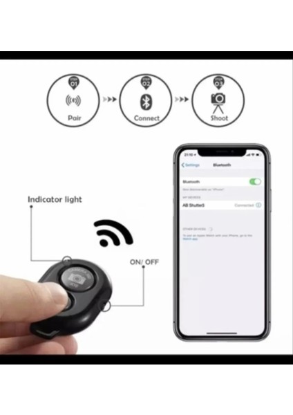 Bluetoothlu Tripot Profesyonel Fotoğraf Video Çekimi Kumandalı 106 cm Tripot Telefon Tutucu fiyatları