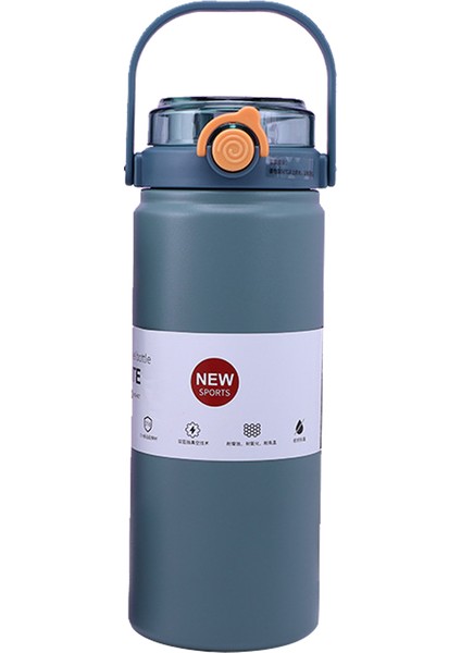 316 L Çelik 1200 ML Vakumlu Soğuk Pipetli Matara Suluk cin413mv-12