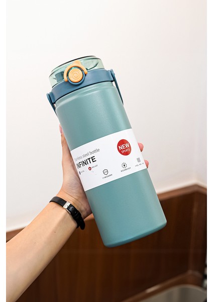 316 L Çelik 1200 ML Vakumlu Soğuk Pipetli Matara Suluk cin413mv-12 fiyatları