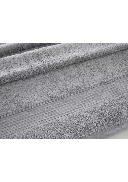 Pure Basic Pamuklu Banyo Havlusu 70x140 cm Gri