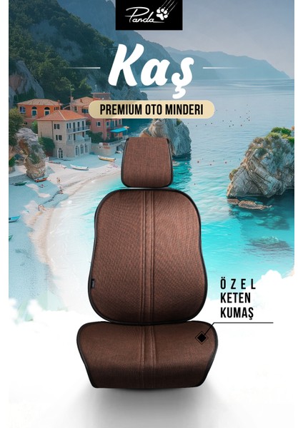 Panda Kaş Serisi Keten Terletmez Oto Koltuk Minder Seti - Koltuk Koruma Kılıfı - Ön ve Arka Tam Set fiyatları