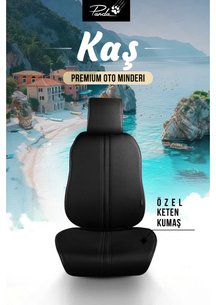 Panda Kaş Serisi Keten Terletmez Oto Koltuk Minder Seti - Koltuk Koruma Kılıfı - Ön ve Arka Tam Set fiyatları