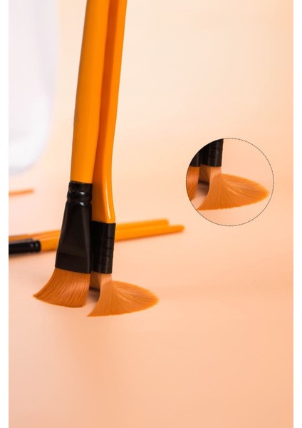 10 Adet Yağlı Akrilik ve Goaj Boya Fırçası Takımı Naylon Fırça Seti CIN671KHV fiyatları