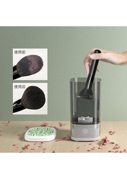 Dokunmatik Işıklı Makyaj Fırçası Temizleme Makinesi Makyaj Seti Temizliği Için Mini Yıkama Kutusu fiyatları