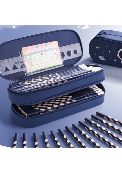 Büyük Kapasiteli Çok Işlevli Astronot Kalemi Ilkokul Genç Kız Erkek (Yurt Dışından) fiyatları