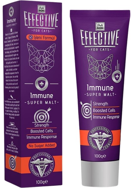 Effective Kedi Maltları Immune 100GR