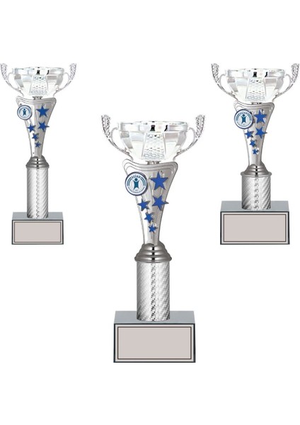 Kişiye Özel Futbol Kupa Takımı-Ödül Kupası-Turnuva Kupası-Kupa Seti-Okul Kupa Takımı-Ödül Kupa Takımı S038 3'lü Takım