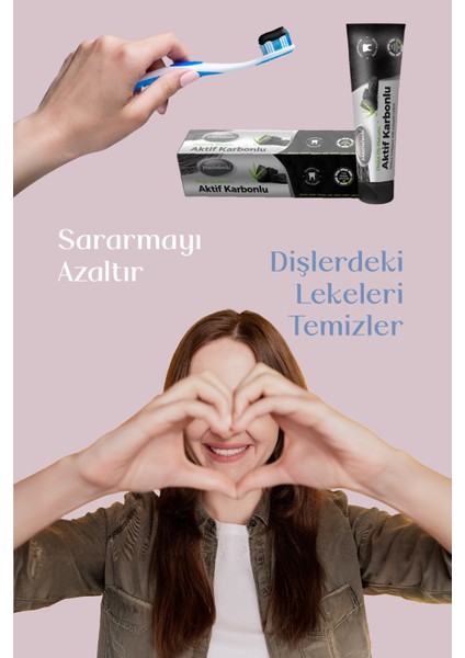 Aktif Karbonlu Diş Macunu 75 ml