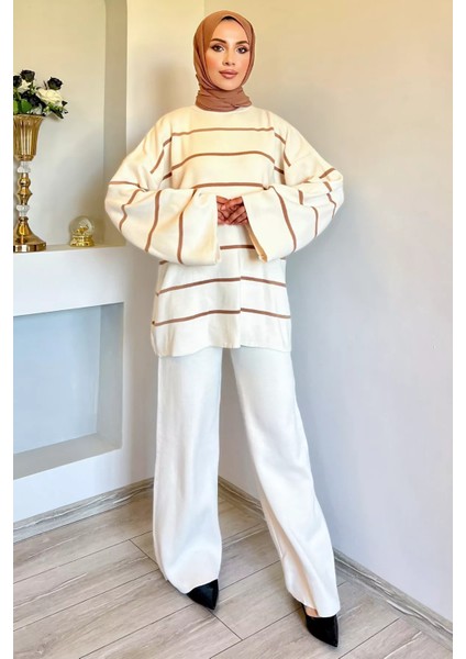 Pantol Kazak Triko Tesettür Ikili Takım fiyatları