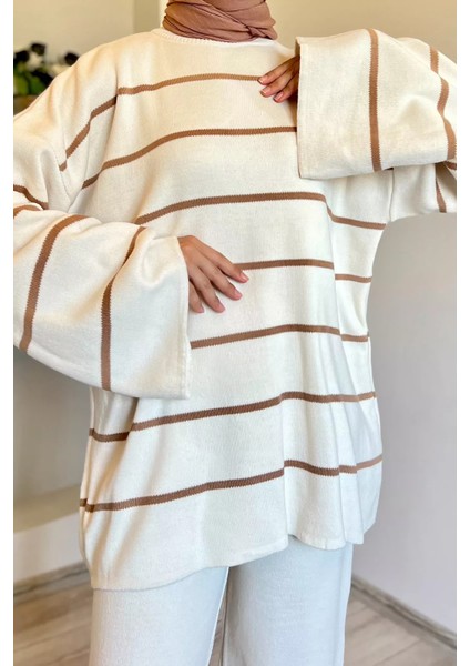 Pantol Kazak Triko Tesettür Ikili Takım modelleri