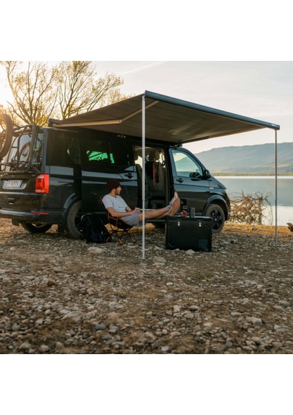 F80S 4.50 x 2.50 Titanyum Renk Çatı Tipi Tente