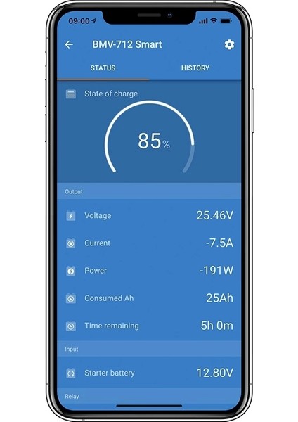 Battery BMV-712 Akü Göstergesi Izleme Monitörü