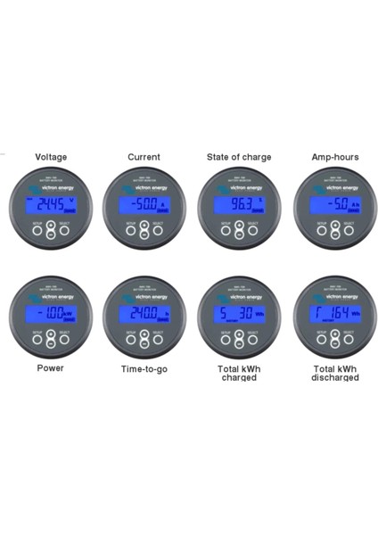 Battery BMV-712 Akü Göstergesi Izleme Monitörü