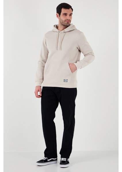 Slim Fit Kapüşonlu Kanguru Cepli Içi Tüylü Yumuşak Şardonlu Sweat Erkek Sweat 5905281 fiyatları