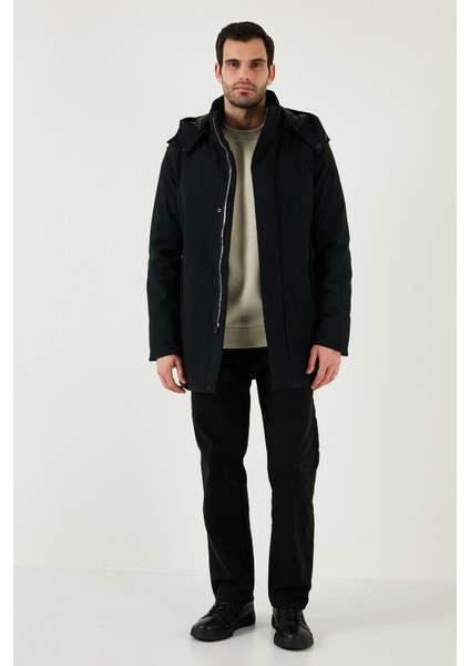 Regular Fit Çıkarılabilir Kapüşonlu Mont Erkek Mont 497SENATOR