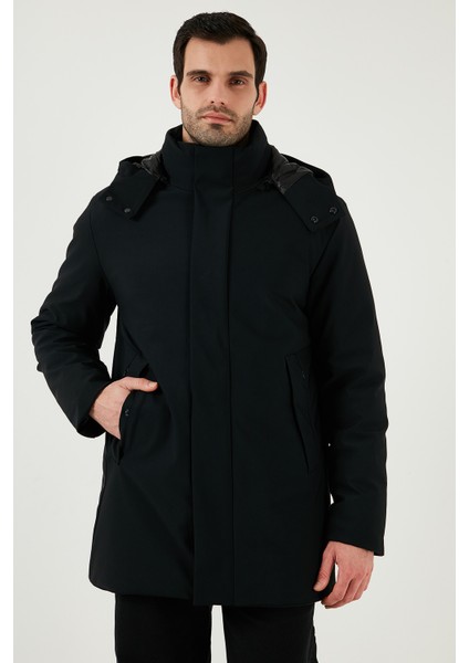 Regular Fit Çıkarılabilir Kapüşonlu Mont Erkek Mont 497SENATOR