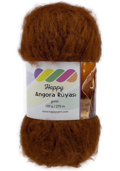 Happy Yarn Angora Rüyası 100GR 270M El Örgü Ipi AR017