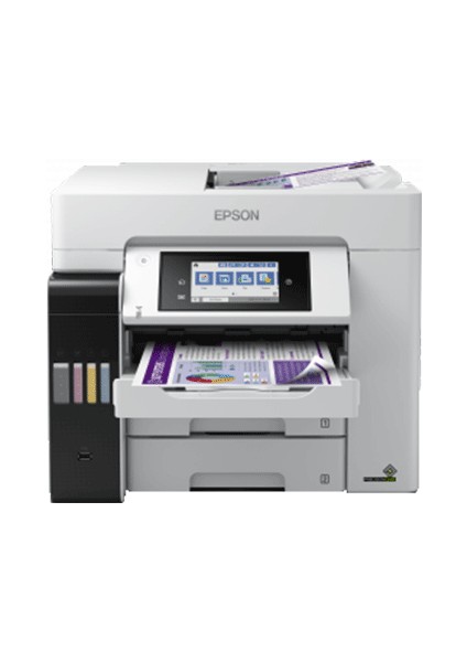 Ecotank L6580 Wi-Fi + Tarayıcı + Fotokopi Renkli Çok Fonksiyonlu Tanklı Mürekkep Püskürtmeli Yazıcı