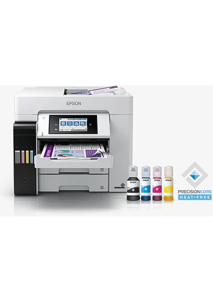 Ecotank L6580 Wi-Fi + Tarayıcı + Fotokopi Renkli Çok Fonksiyonlu Tanklı Mürekkep Püskürtmeli Yazıcı fiyatları