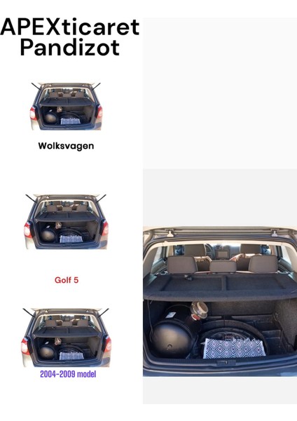 Volkswagen Golf 5 Pandizot