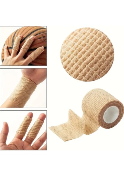 Su Gecirmez Kendınden Yapısık Bant Coban Bandajı 7,5*4.5 cm 2pc Spor ve Yaranlamanlar Ekleem Agrıları