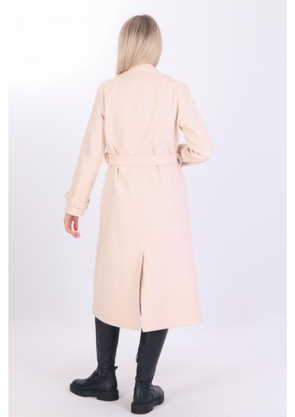 Yeni Sezon Kruvaze Yaka Astarlı Ithal Kaşe Kaban fırsatları