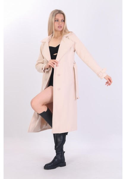 Yeni Sezon Kruvaze Yaka Astarlı Ithal Kaşe Kaban indirimleri