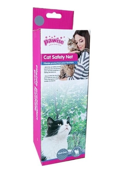 Balkon Kedi Koruma Şeffaf Ağ 4x3M