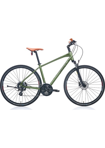 Sportive 225 Hd Hidrolik Disk Fren Full Shimano Altus 24 Vites Şehir Gezi Bisikleti Haki