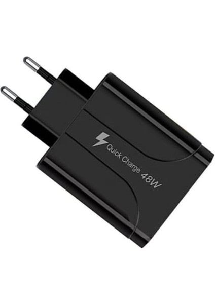 Quick Charge 48W 4 USB + 18W Pd Çoklu Şarj Başlığı Type C Girişli Hızlı Şarj Adaptörü A501-1