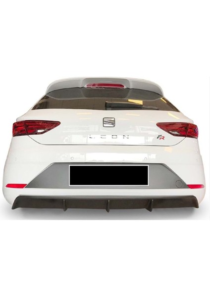 Seat Leon Mk3.5 Custom Difüzör Piona Black Çıkışsız 2017 - 2020