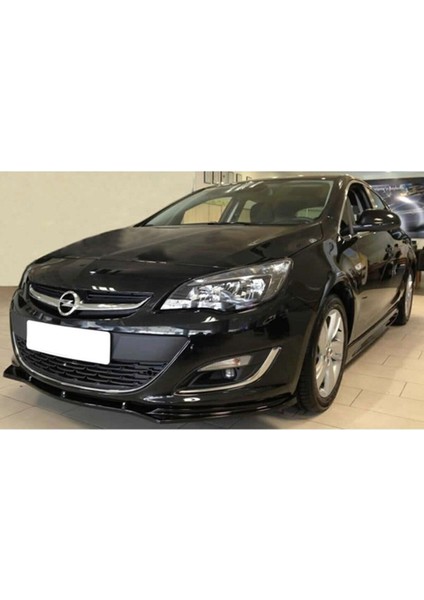 Opel Astra J Sedan Basic Ön Tampon Lip Piona Black 2009 - 2015