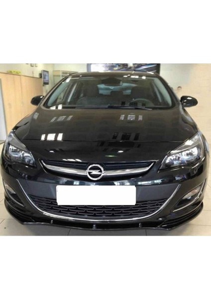 Opel Astra J Sedan Basic Ön Tampon Lip Piona Black 2009 - 2015