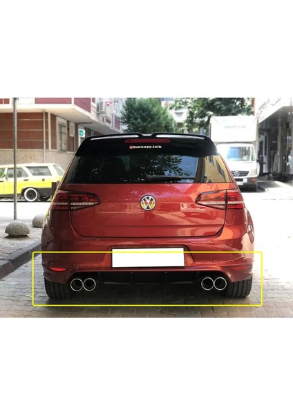 Volkswagen Golf 7 Oettinger Difüzör Parlak Siyah Difizör Plastik 2012 2013 2014 2015 2016