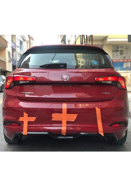Fiat Egea Hb Arka Ek Mat Siyah Plastik Body Kit Karlık modelleri
